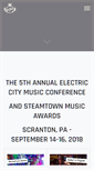 Mobile Screenshot of electriccitymusicconference.com